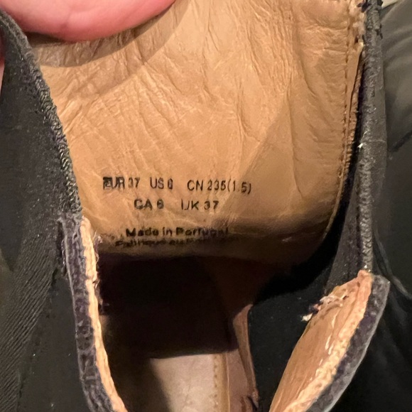 & Other Stories Lug Sole Chelsea Boots 37 black - Picture 8 of 10